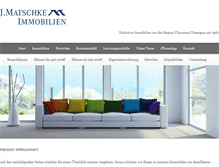 Tablet Screenshot of immobilien-matschke.de